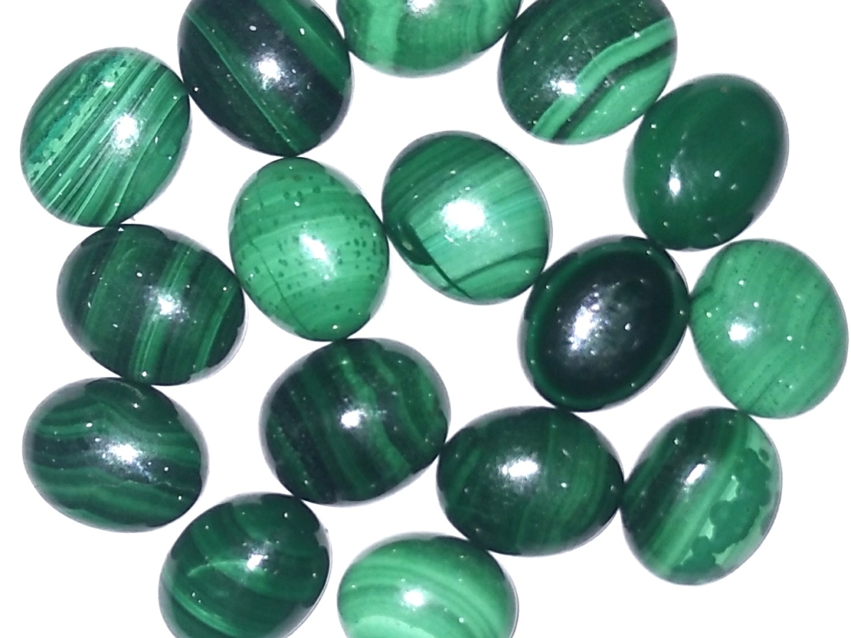 Get Super Silky and Translucent Green Malachite from Kiran Gems